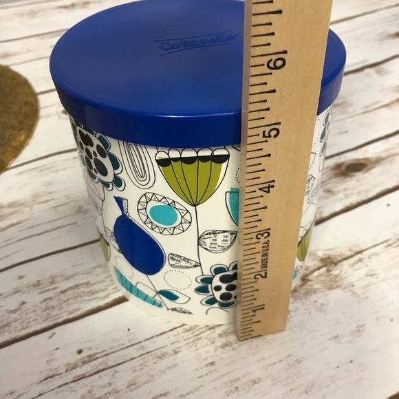 Cottonelle Toilet Paper Holder Canister Blue Green Jonathon Adler Kimberly Clark - Picture 7 of 8